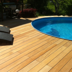 Terrasse Garapa - 2,45 m - Destockage Lattes