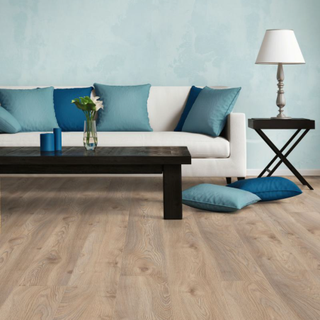 Sol Stratifié Clipsable Makro beige - ép.12 x l.188 x L.1845 mm