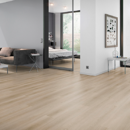 Sol Vinyle Clipsable Raw Light Natural - ép.6/0.55 x l.180 x L.1210 mm