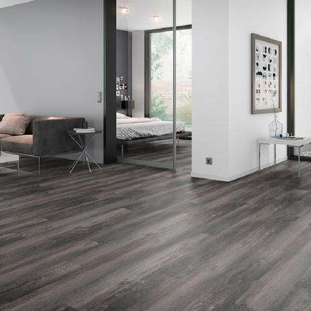 Sol Vinyle Clipsable Smoked Pine Black - ép.6/0.55 x l.180 x L.1210 mm