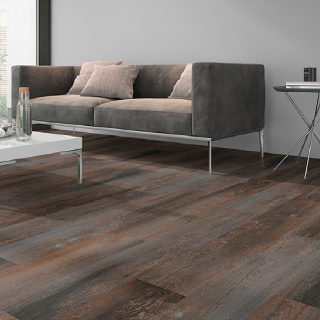 Sol Vinyle Clipsable Smoked Pine Brown - ép.6/0.55 x l.180 x L.210 mm