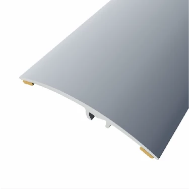 Barre de seuil en aluminium décor argent mat - 4,7 x 270 cm adhésif