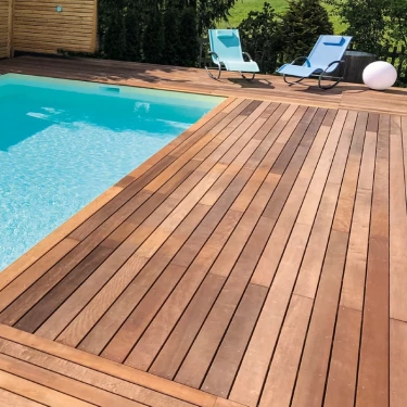 Lame de terrasse Itauba - ép.20 x l.145 mm - Longueur 0.95 m