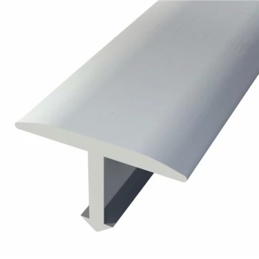 Profil T aluminium à encastrer 320 – 14 x 8 mm - Argent mat