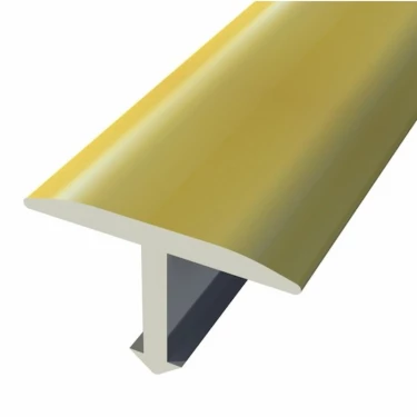 Profil T aluminium à encastrer 320 – 14 x 8 mm - Or mat
