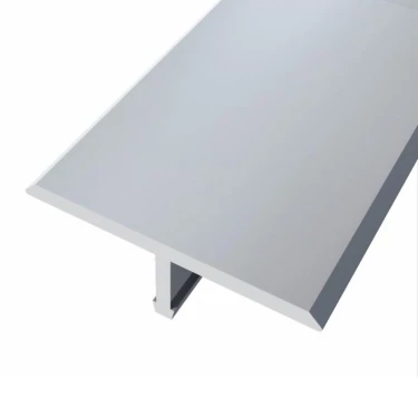 Profil T aluminium à encastrer 346 – 25 x 7 mm - Argent mat