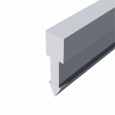 Profil en T aluminium à encastrer 4 mm pour jonction de carrelage/ parquet – Longueur 270 cm - argent mat