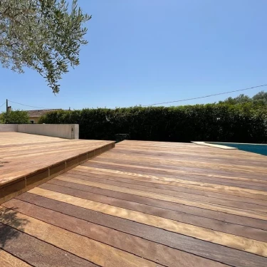 Lames de terrasses Sucupira - ép.21 x l.145 mm - Longueur 3,35 m