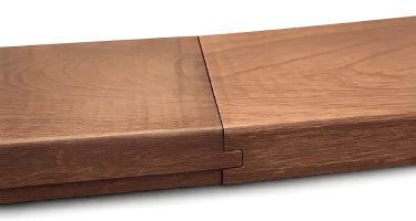 Lames de terrasse aboutable emboité